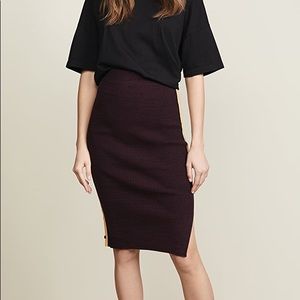 Scotch and Soda Fitted Rib Knit Skirt